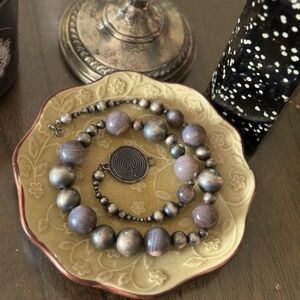 Self portrait at the center of the labyrinth Blood Milk Jewels